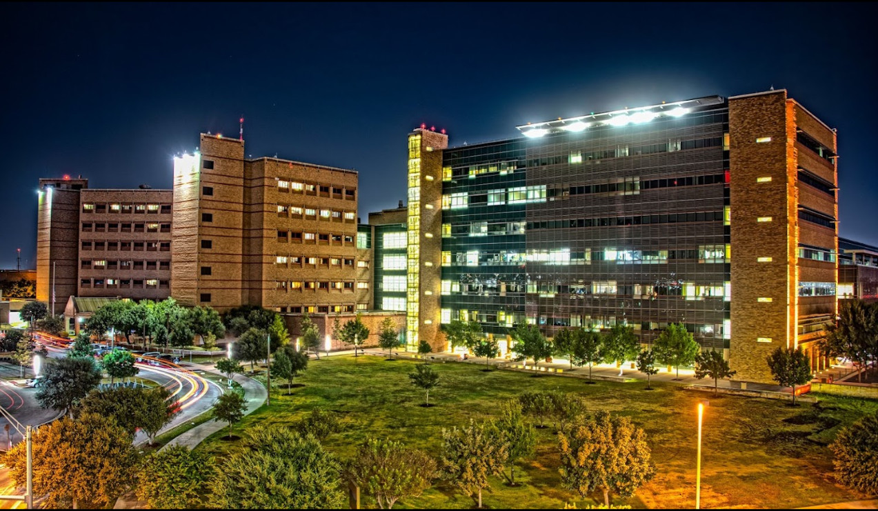 BAMC night time view